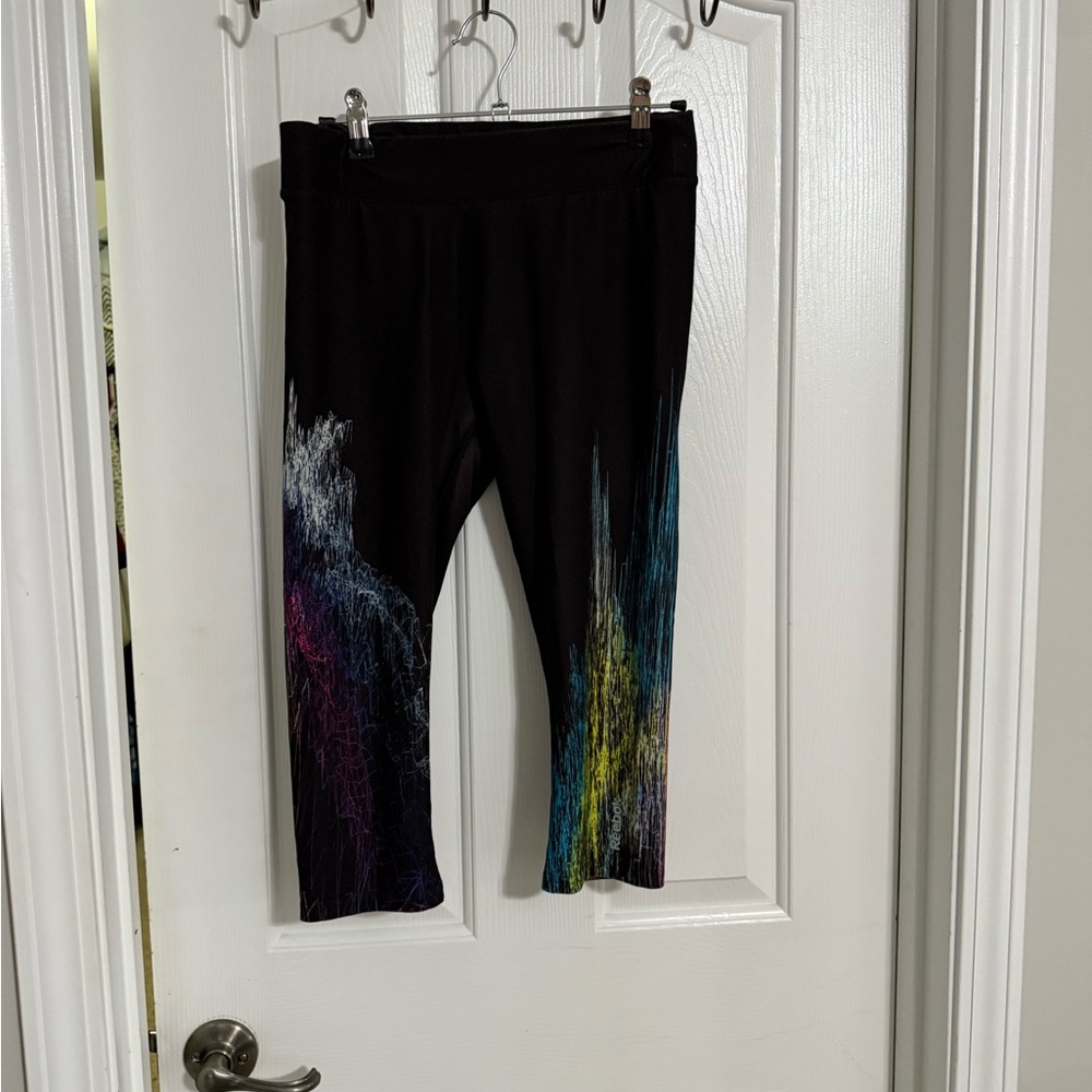 Women’s Black Multicolor Leggings